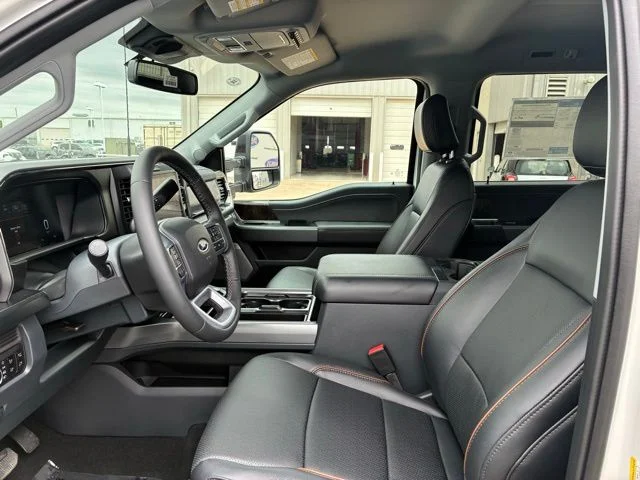 New 2026 Star White Metallic Tri-Coat Ford Lariat image 7