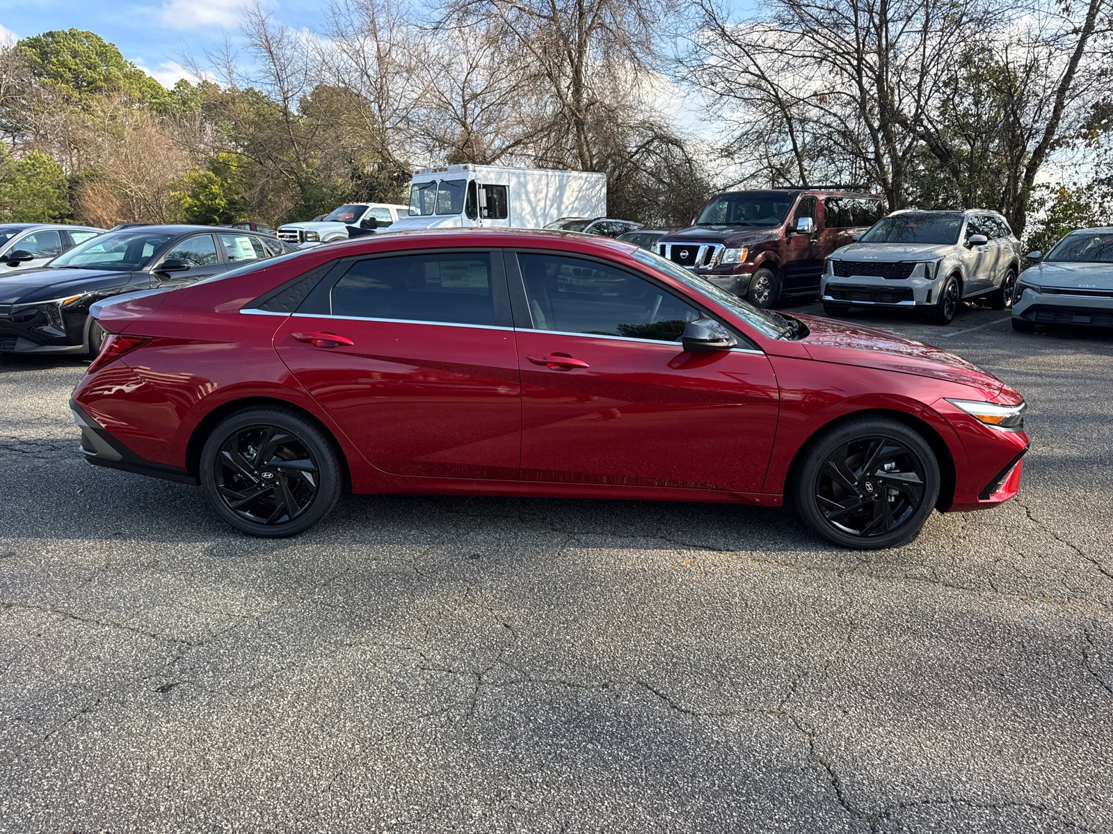 New 2026 Ultimate Red Hyundai SEL Sport Premium image 4