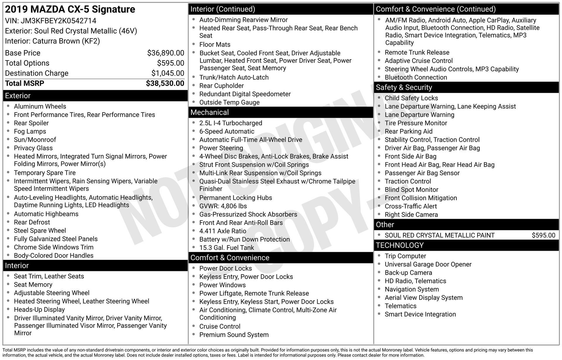 2019 MAZDA CX-5 - Image 3