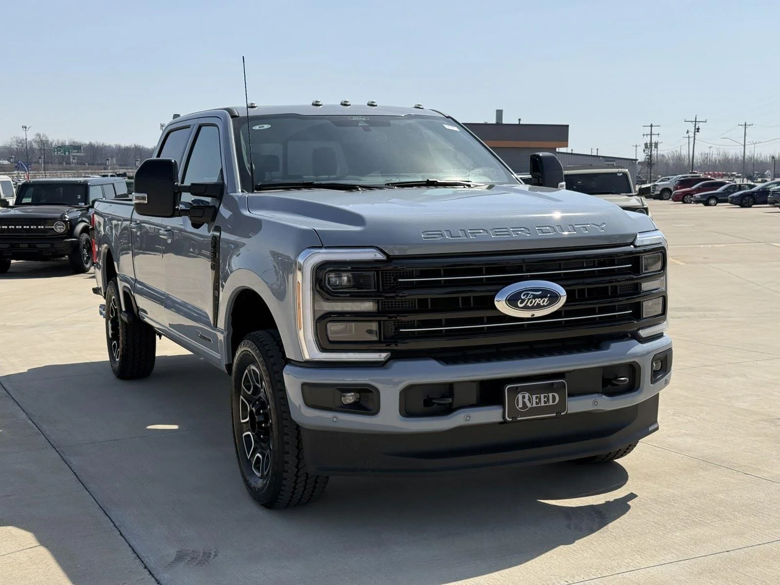 New 2026 Glacier Gray Metallic Tri-Coat Ford F-250® Platinum® image 2