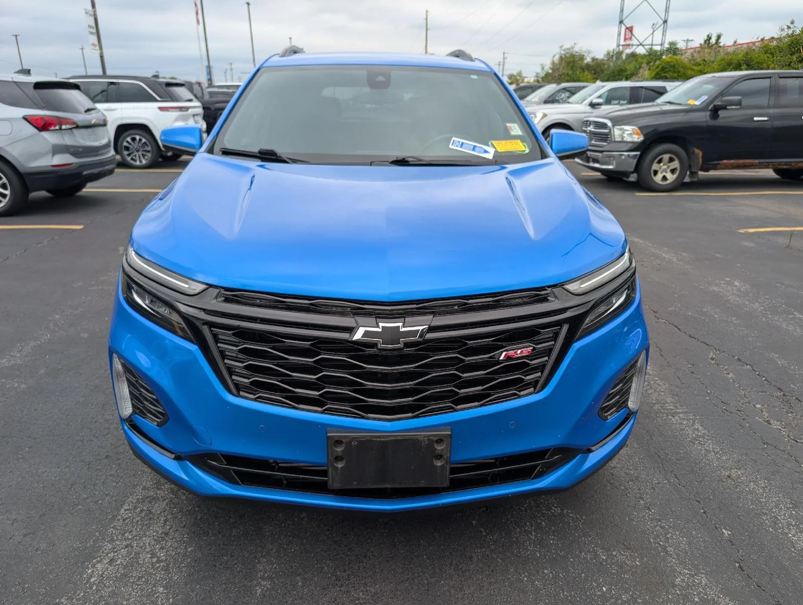 Used 2024 Riptide Blue Metallic Chevrolet RS image 2