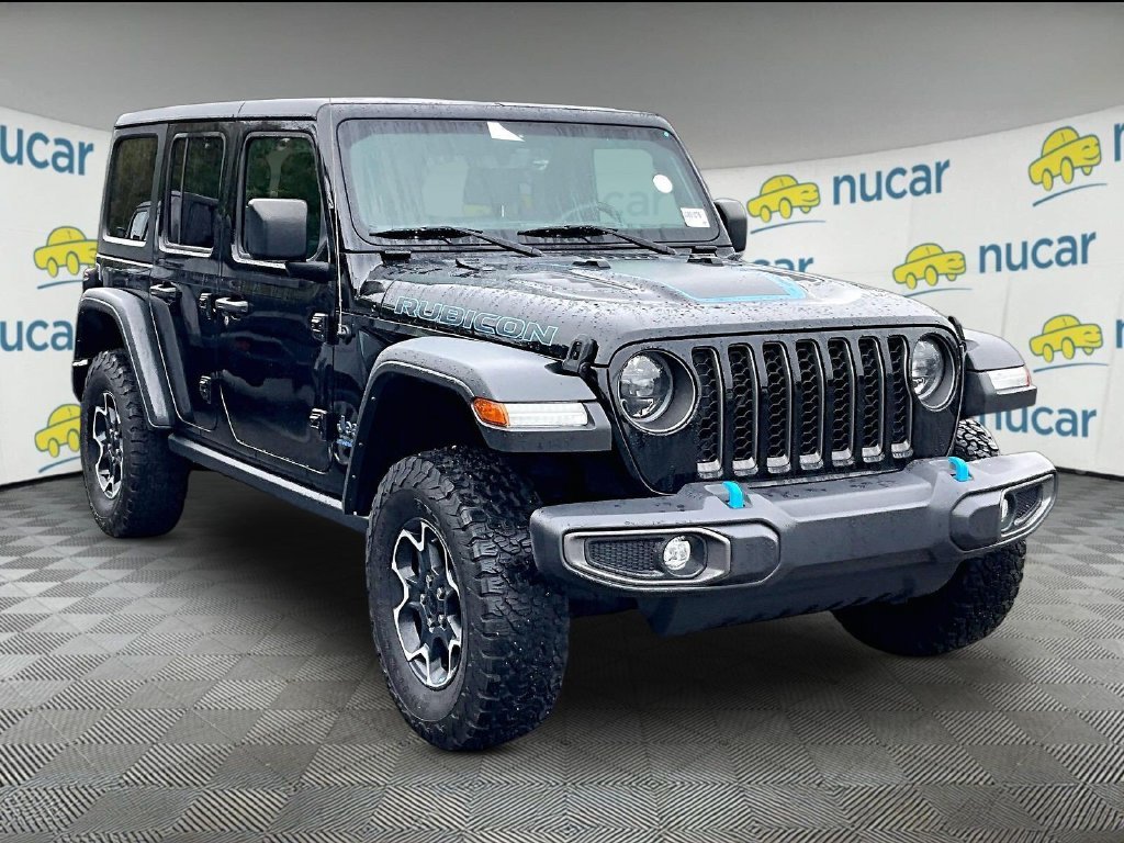 Used 2023 Black Jeep Rubicon 4xe image 1