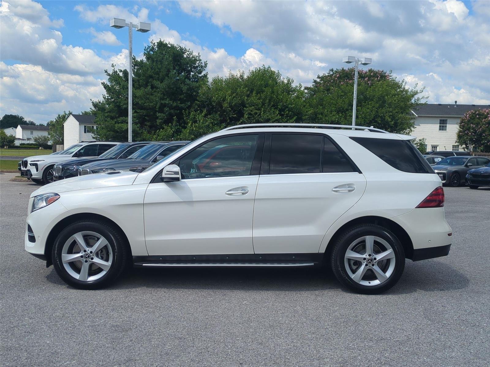 Used 2018 designo Diamond White Metallic Mercedes-Benz GLE 350 image 2