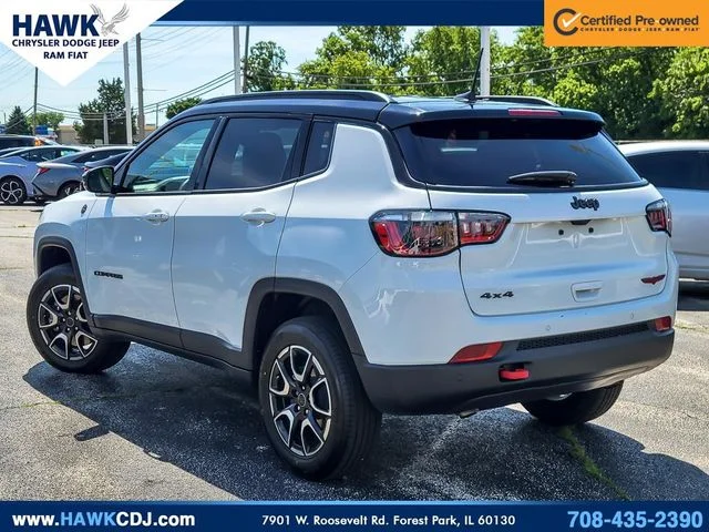 Certified Used 2025 White Jeep Trailhawk image 7