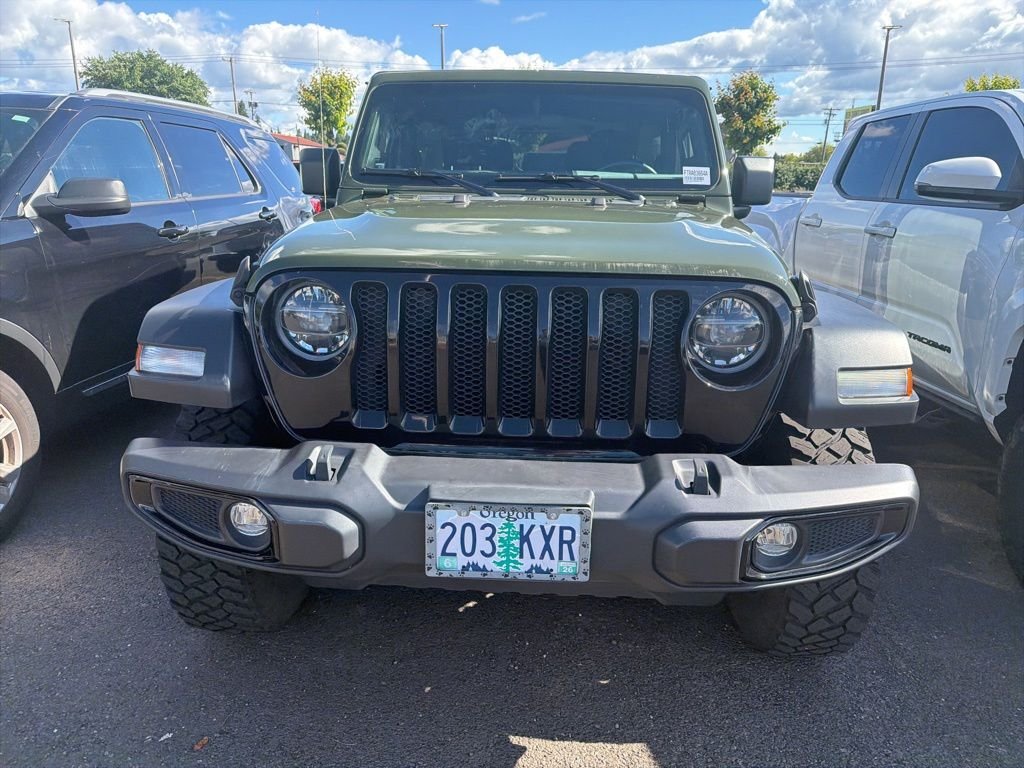 Used 2021 Sarge Green Clearcoat Jeep Willys image 2