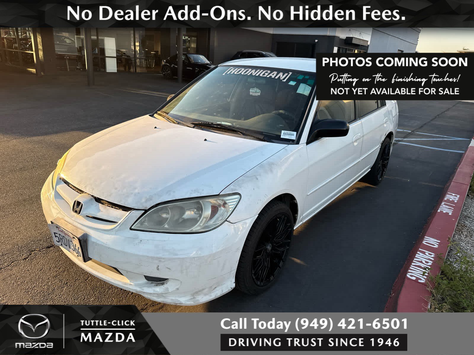 Used 2005 White Honda LX image 1