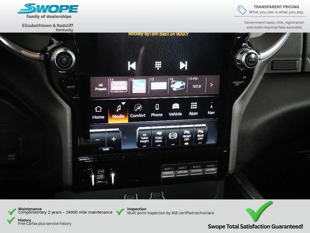 Used 2025 Forged Blue Metallic Ram Laramie image 22