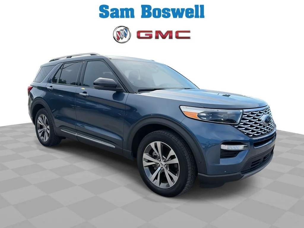 Used 2020 Blue Ford Platinum image 1