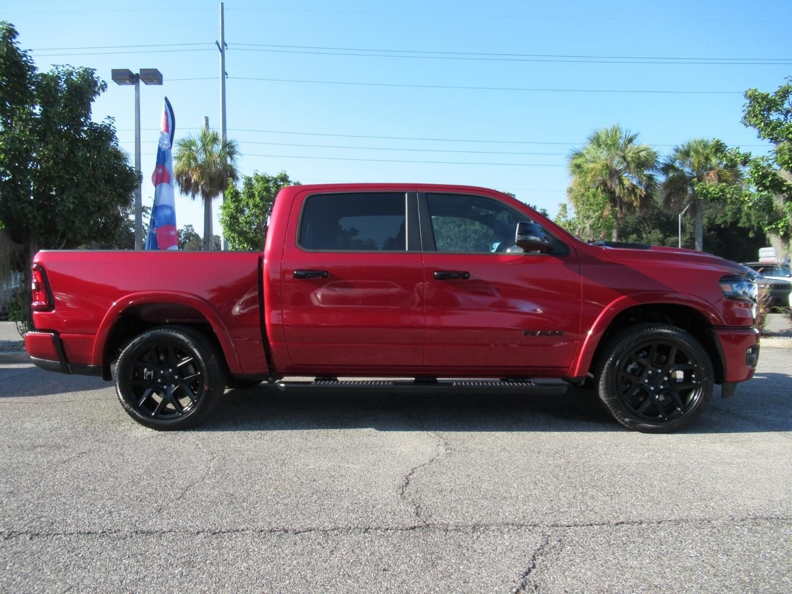 New 2026 Molten Red Pearl-Coat Exterior Paint RAM Laramie image 2