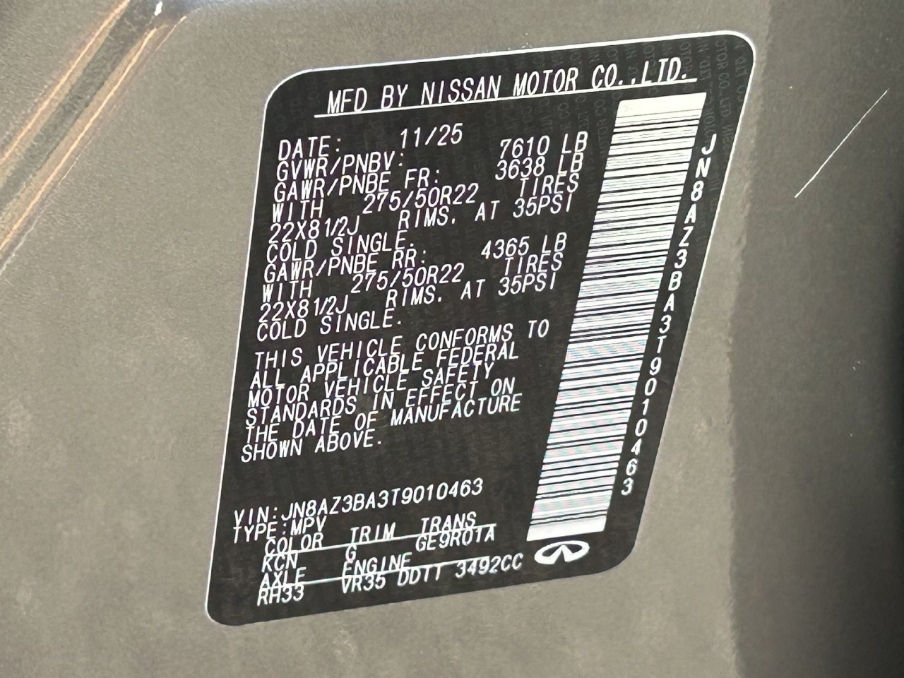 2026 INFINITI QX80 Luxe - Photo 34