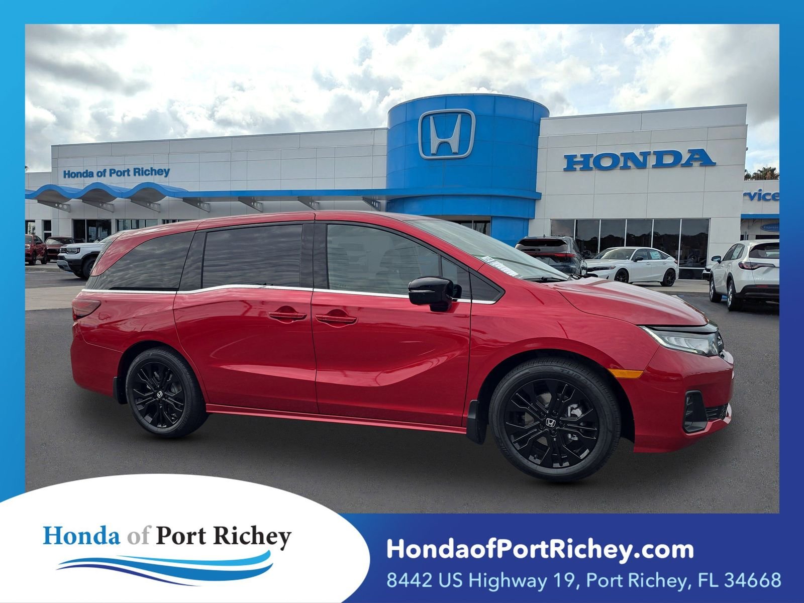 New 2026 Radiant Red Metallic II Honda Sport-L image 1