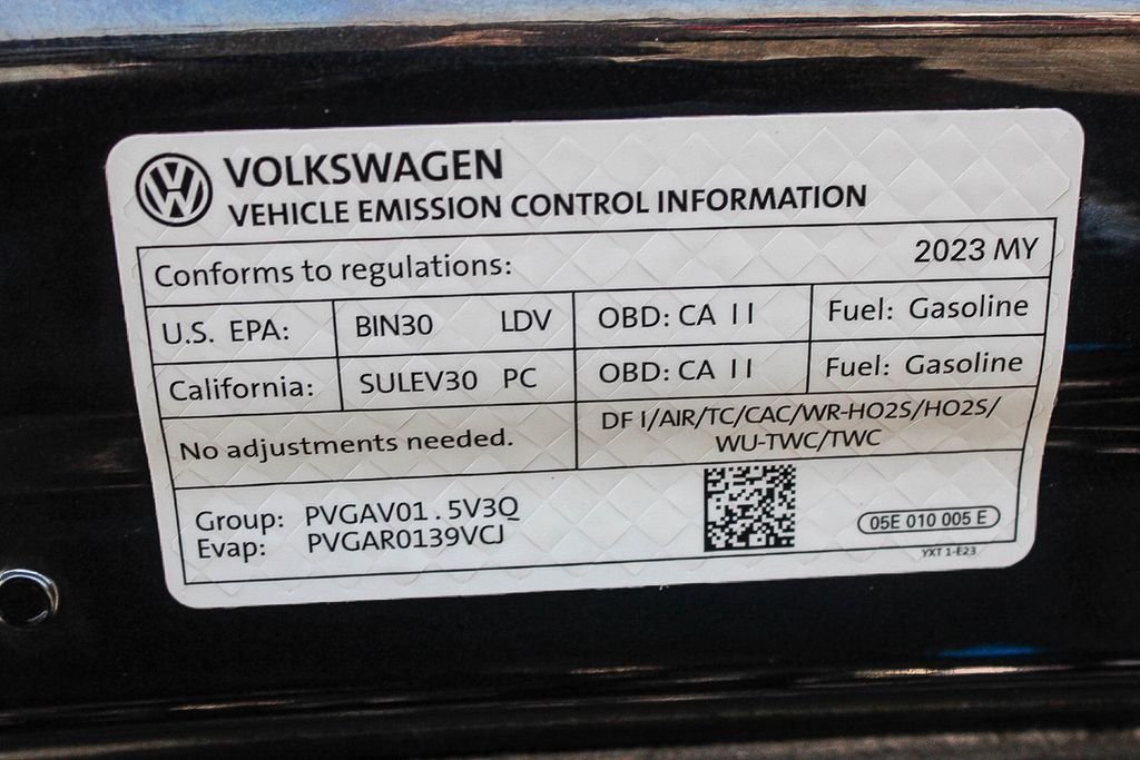 Used 2023 Deep Black Pearl Volkswagen 1.5T SE image 28