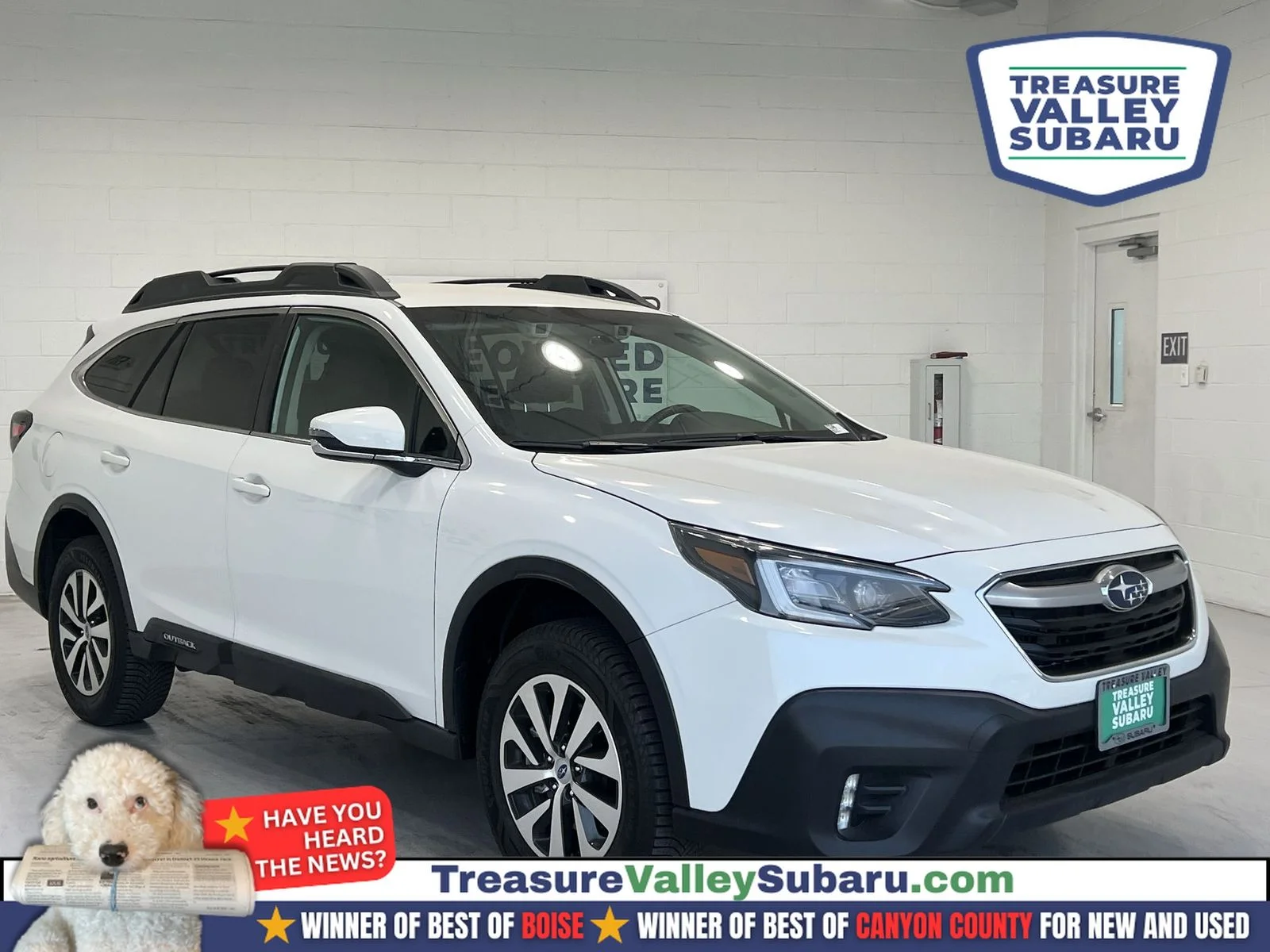 Used 2022 White Subaru Premium image 1