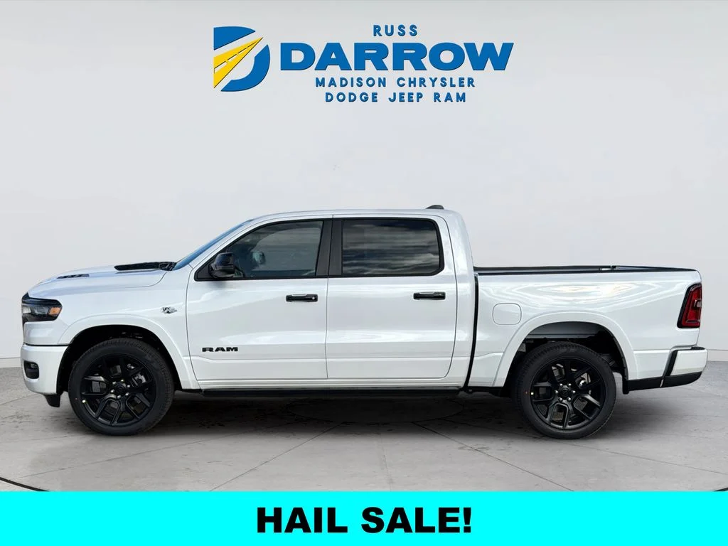 New 2026 Ivory White Tri-Coat Pearl-Coat Exterior Paint RAM Laramie image 2