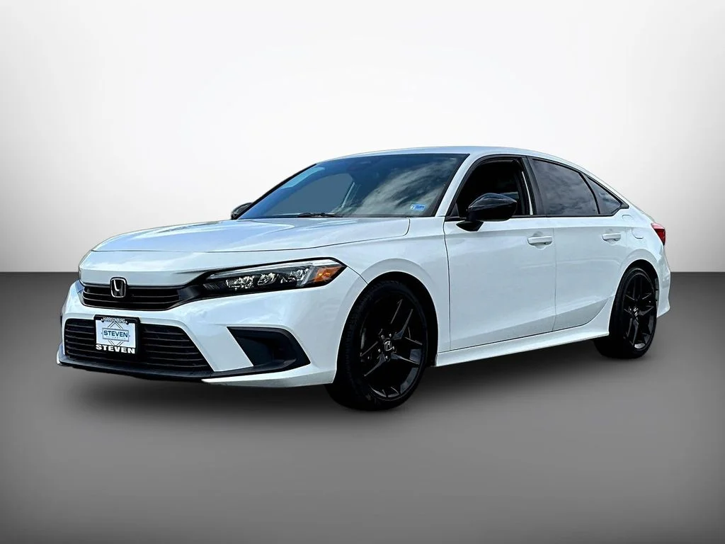 Used 2023 Platinum White Pearl Honda Sport image 3