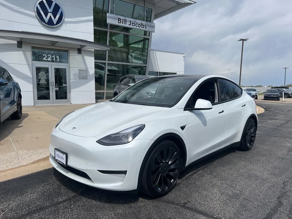 Used 2023 Tesla Model Y Performance with VIN 7SAYGDEF6PF801470 for sale in Naperville, IL
