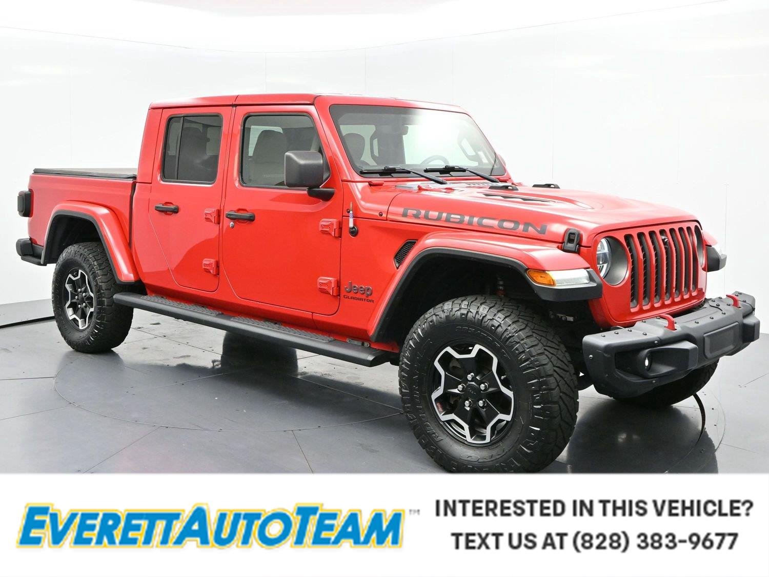 Used 2021 Firecracker Red Clearcoat Jeep Rubicon image 1