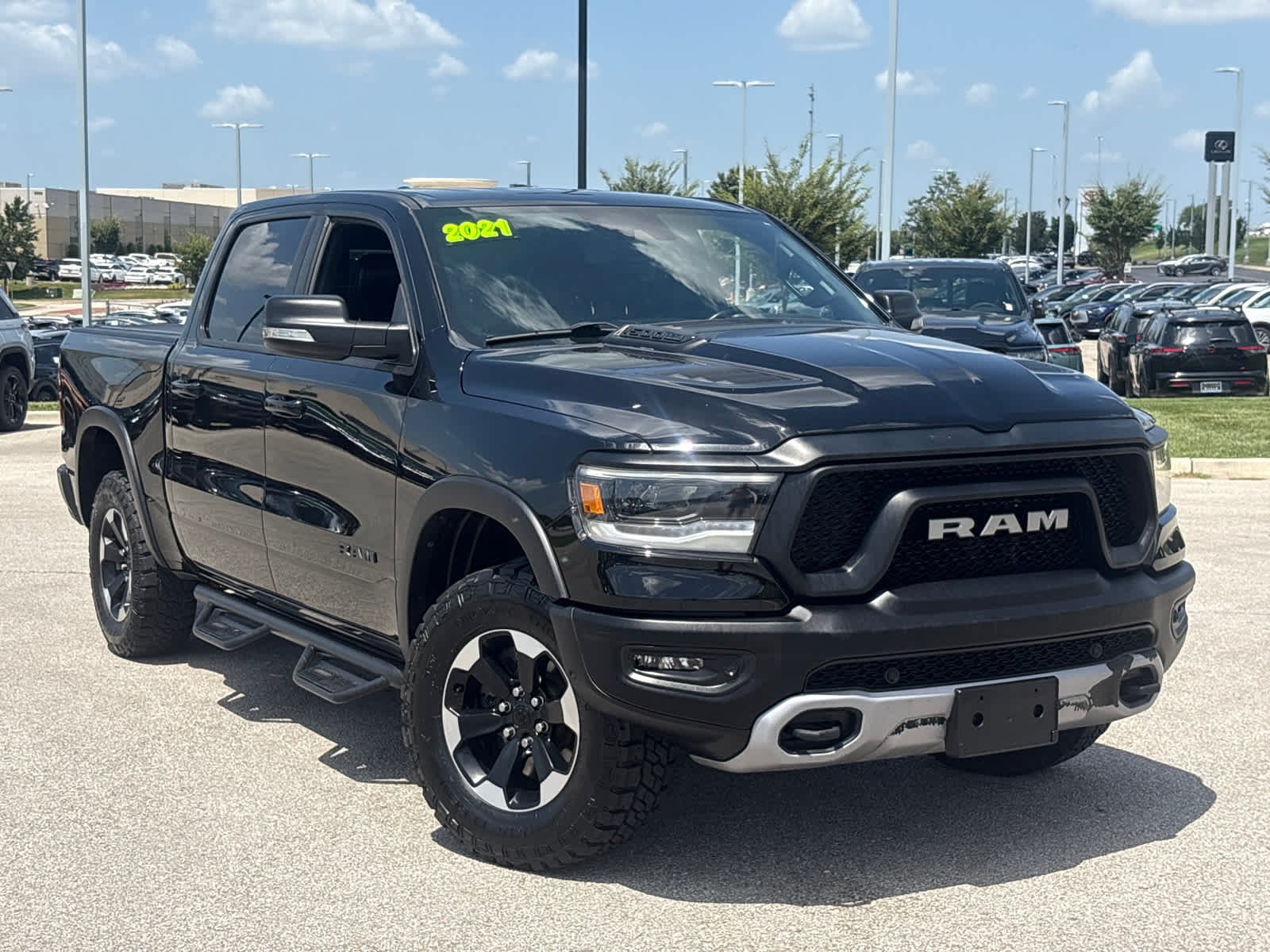 Used 2021 RAM Ram 1500 Pickup Rebel with VIN 1C6SRFLT0MN755320 for sale in Kansas City