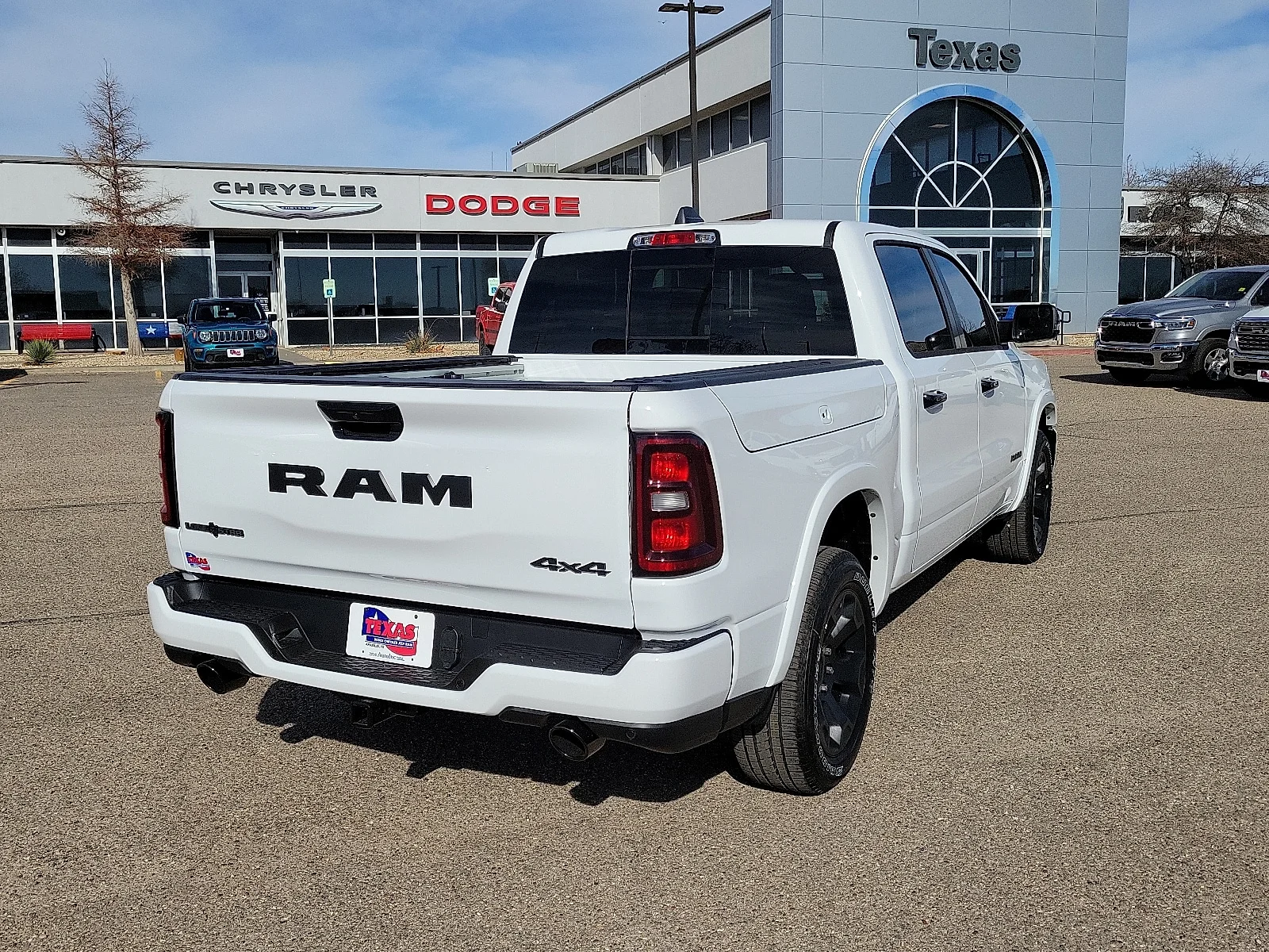 New 2026 PW7 Bright Whit Ram LONE STAR CREW CAB 4X4 5