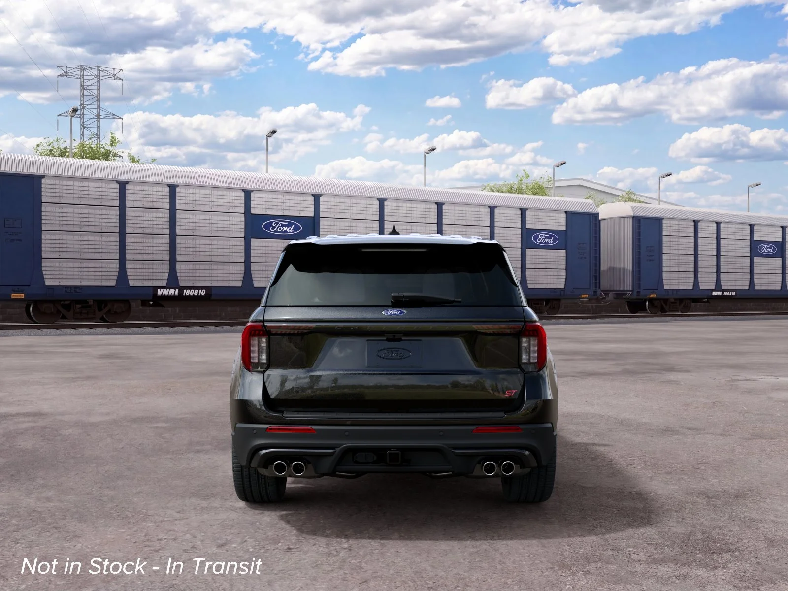 New 2027 Agate Black Metallic Ford ST image 7