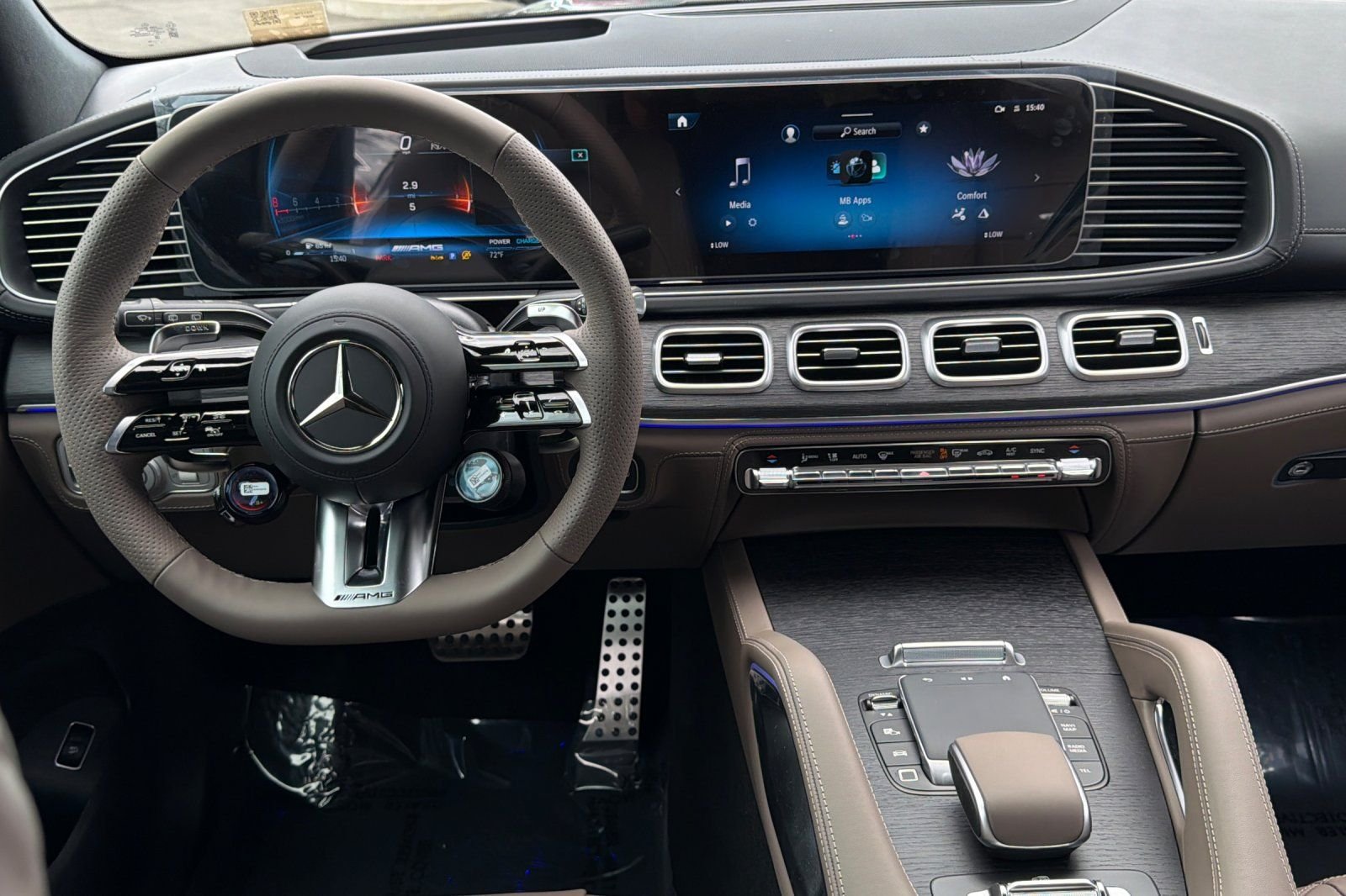 New 2026 Selenite Grey Metallic Mercedes-Benz GLS 63 AMG® image 29