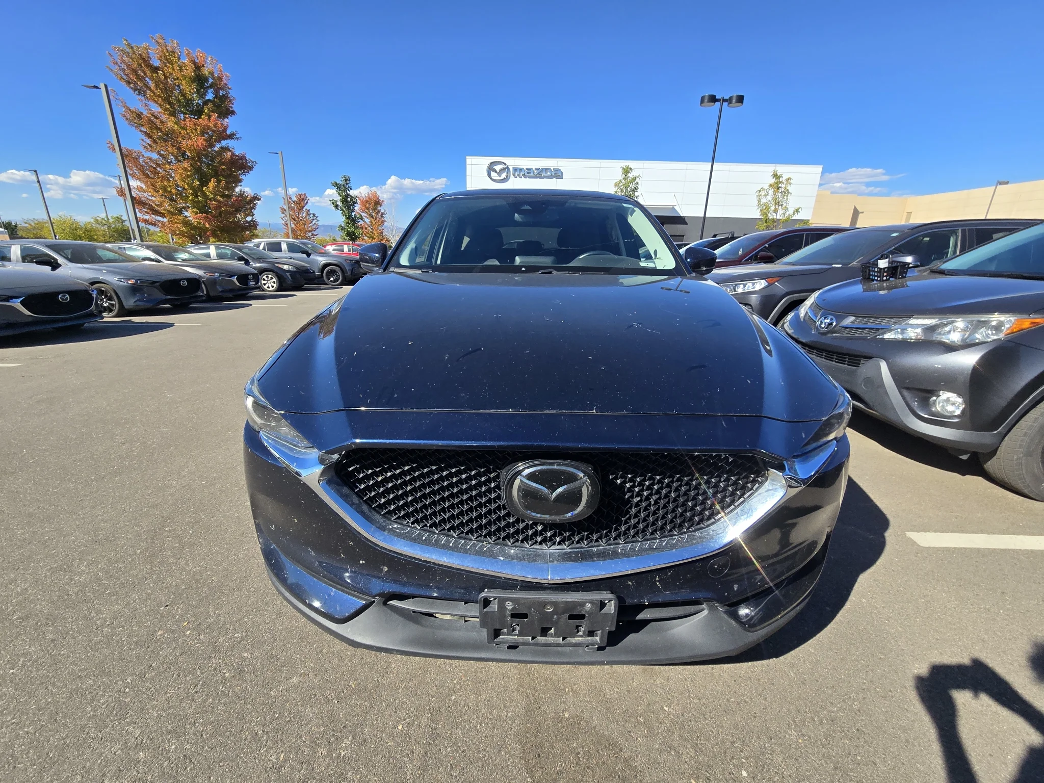 Used 2019 Deep Crystal Blue Mica Mazda Grand Touring image 8