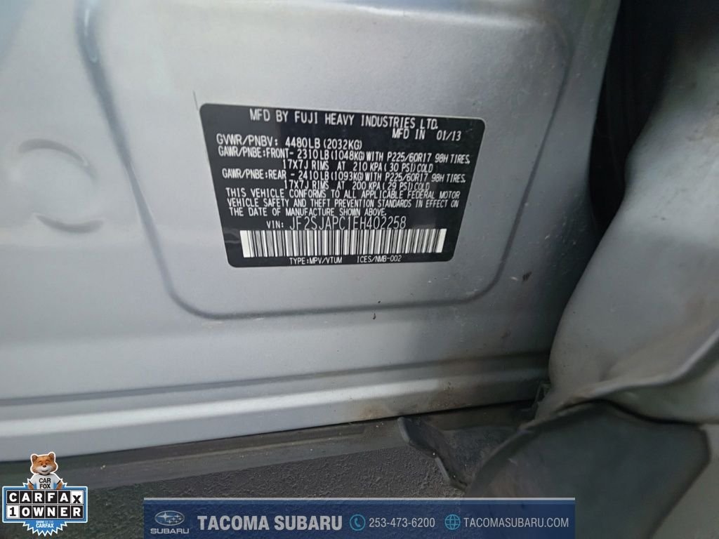Used 2014 Silver Subaru 2.5i Touring image 5