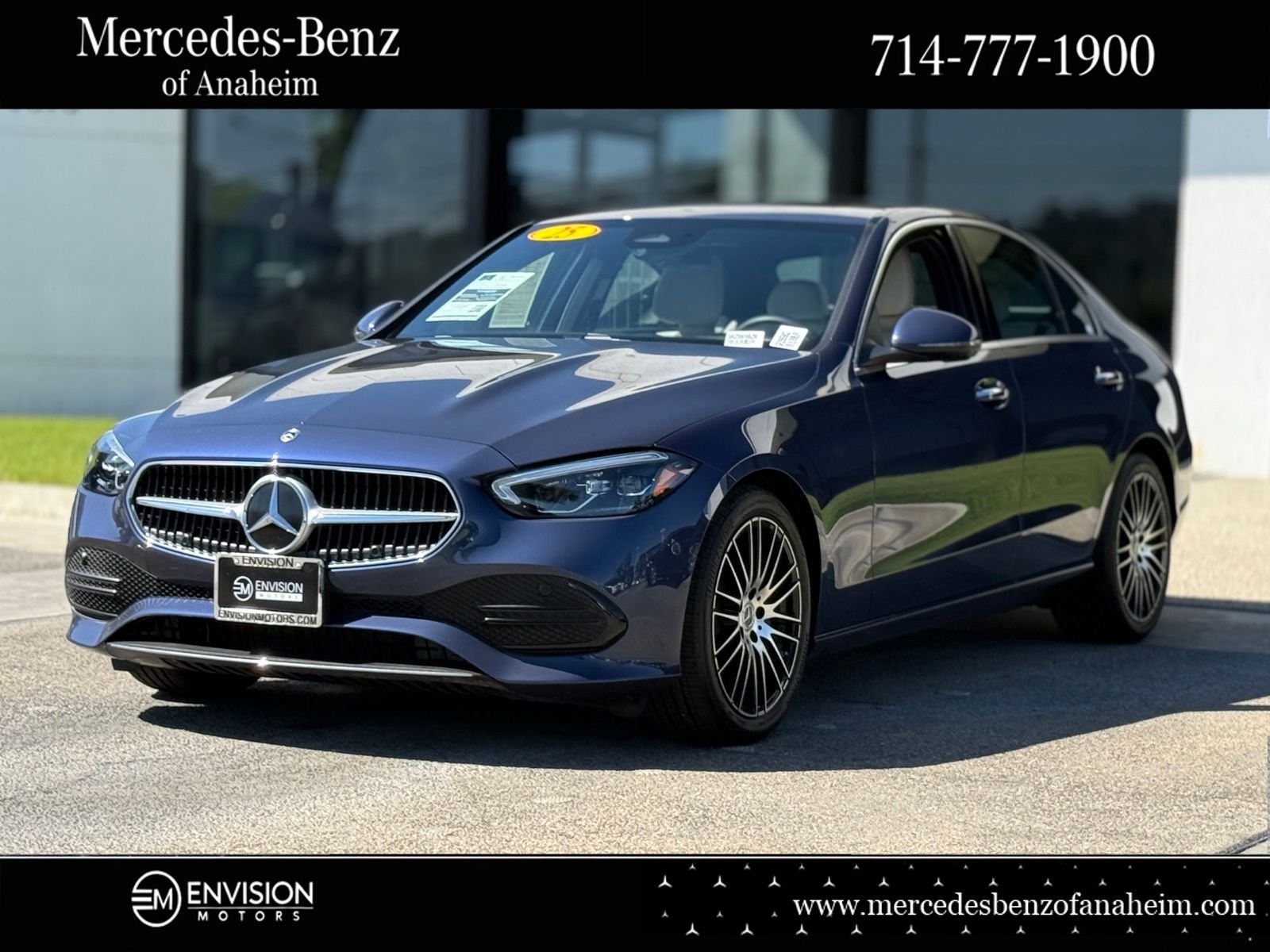 Twilight Blue Metallic 2025 Mercedes-Benz C-Class C 300 RWD Sedan Rear-Wheel Drive 9-Speed Automatic