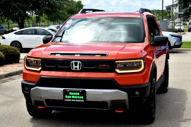 New 2026 Sunset Orange Honda TrailSport Elite image 1