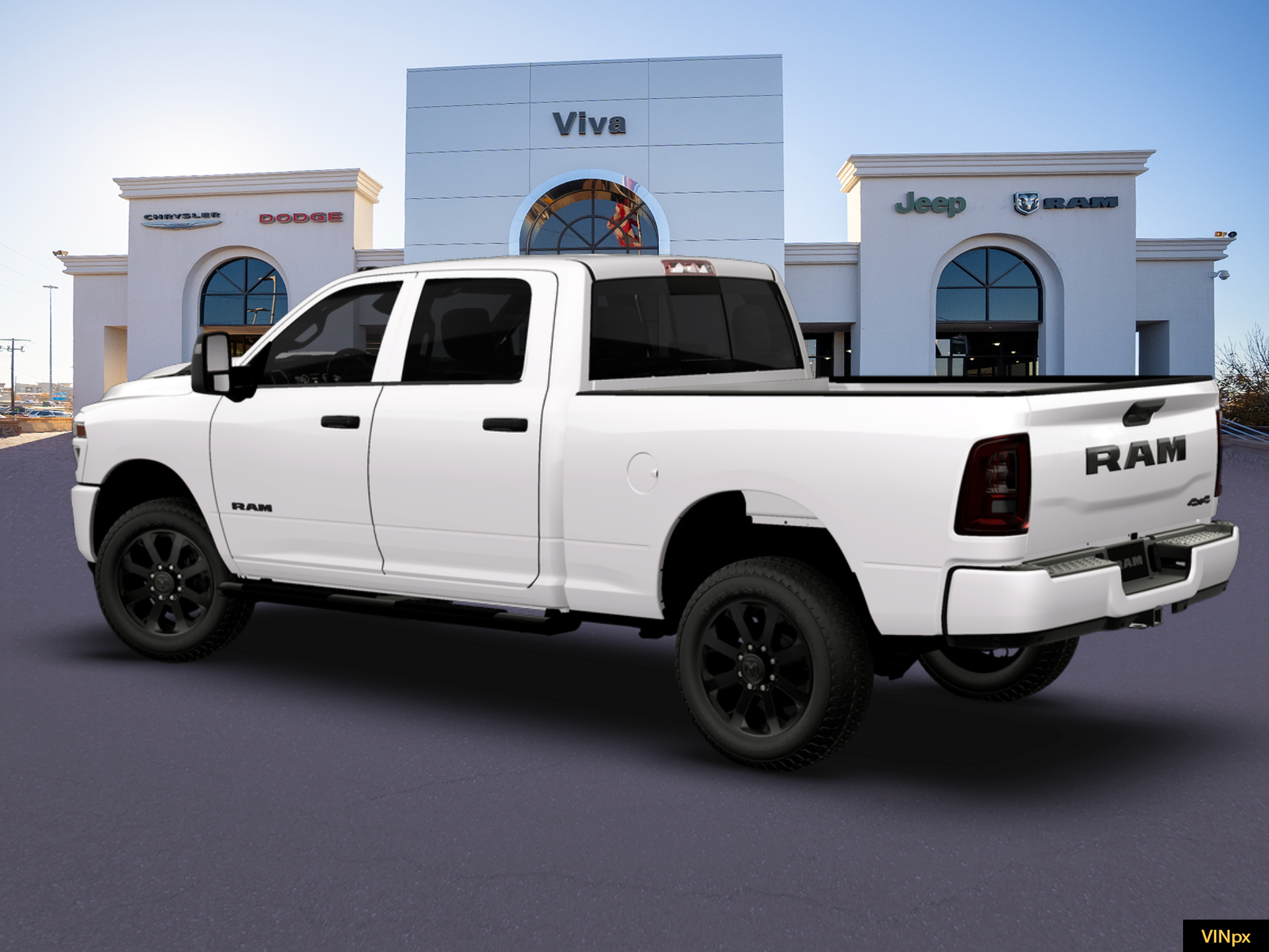 New 2026 Bright White Clear-Coat Exterior Paint RAM  image 16