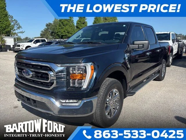 Used 2022 Blue Ford XLT image 1