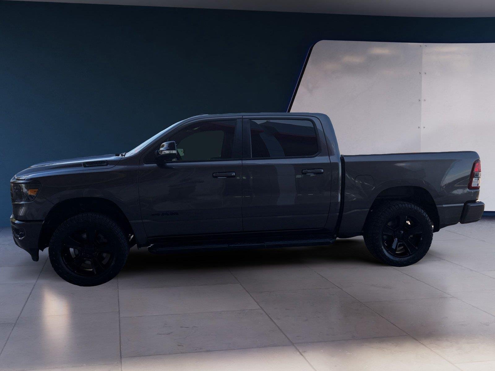 Used 2021 Granite Crystal Metallic Clearcoat Ram Lone Star image 2