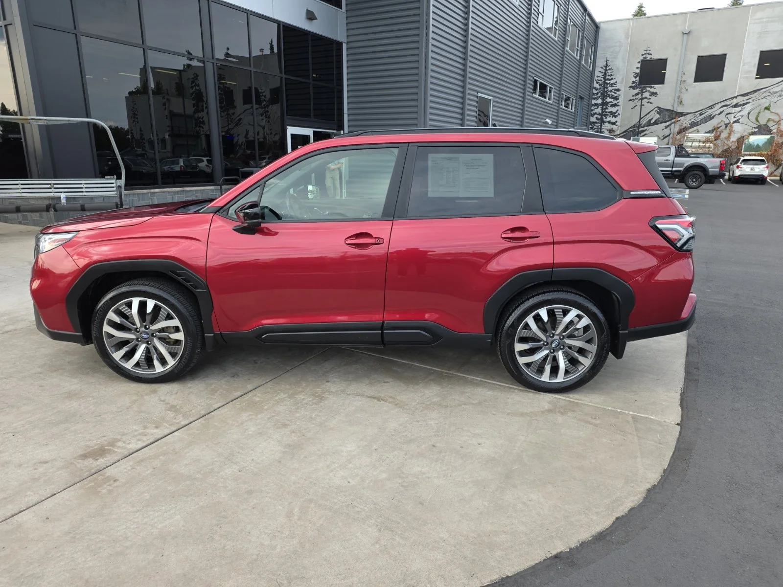Used 2025 Crimson Red Pearl Subaru Touring image 8