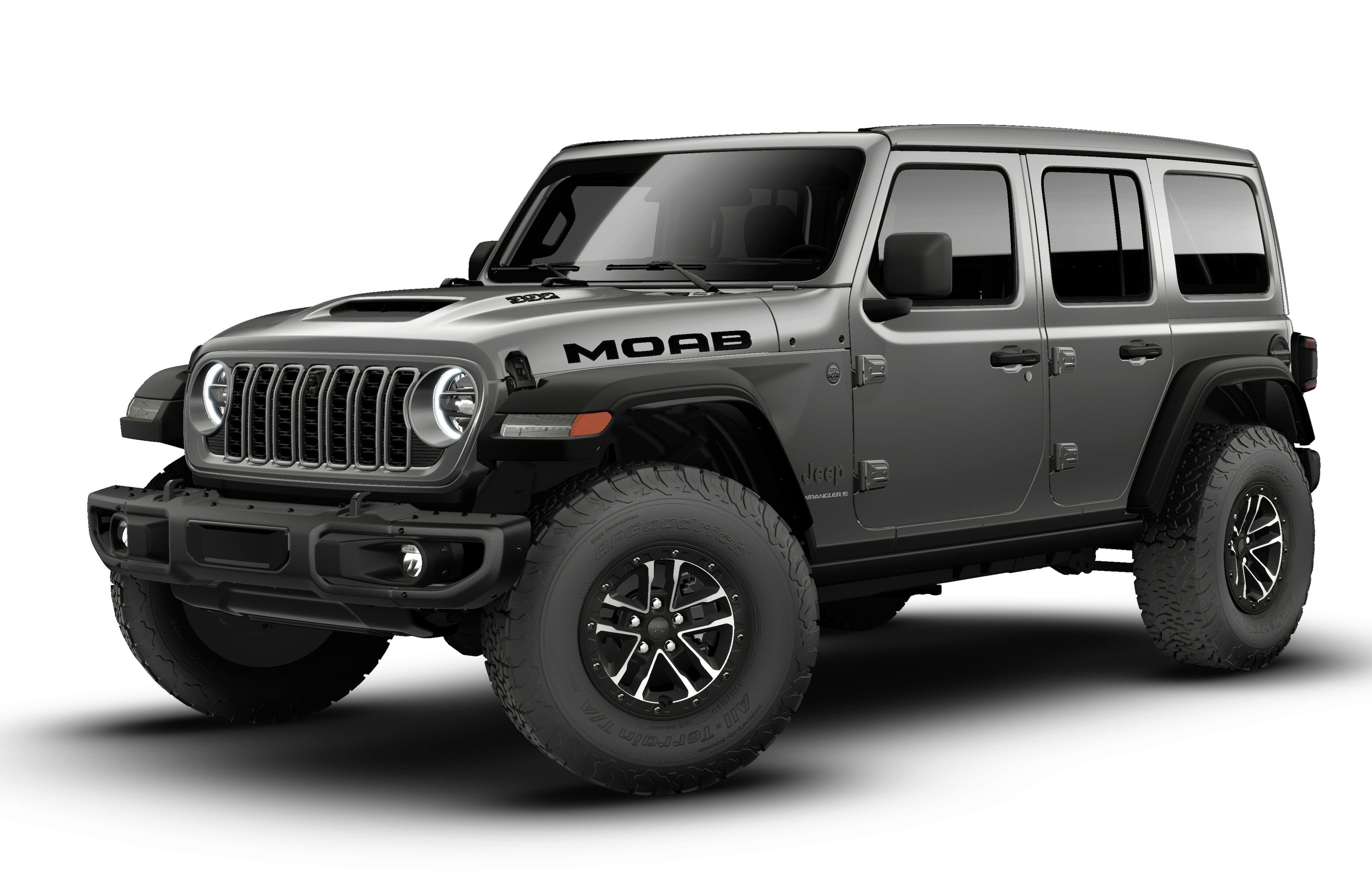 New 2026 Granite Crystal Metallic Clear-Coat Exterior Paint Jeep Rubicon 392 image 13