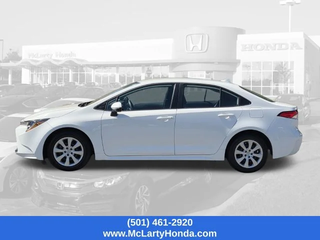 Used 2025 White Toyota LE image 2