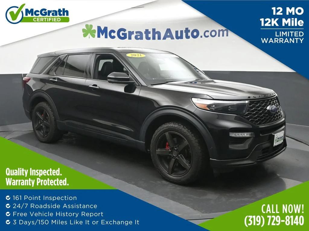 Used 2021 Black Ford ST image 1