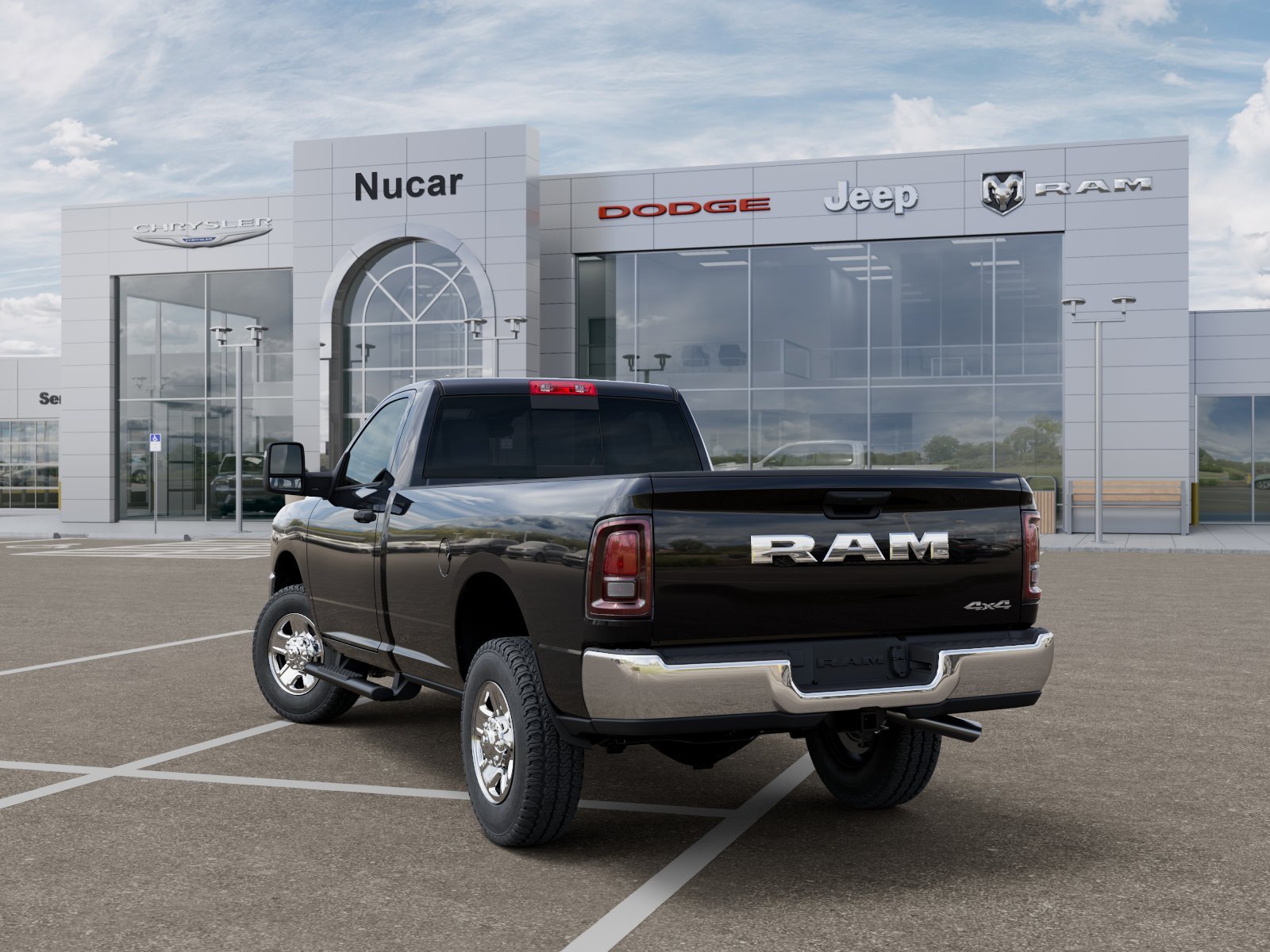 New 2026 Diamond Black Crystal Pearl-Coat Exterior Paint RAM Tradesman image 21