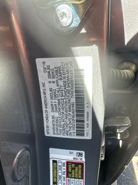 Used 2018 Silver Honda EX-L 2.0T image 13