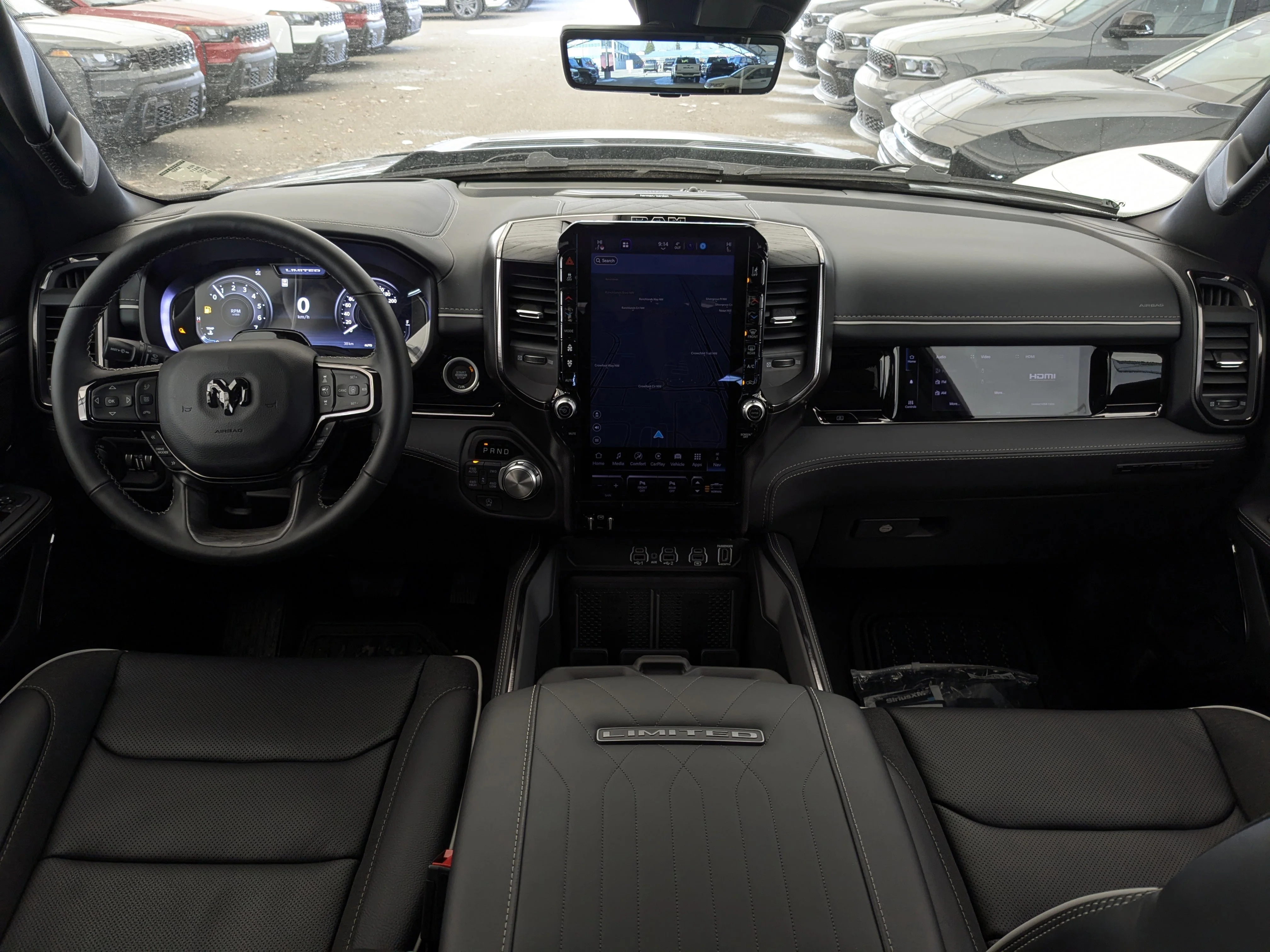 New 2026 Black RAM Limited - - 14.4 Display - Head-Up Display - Surround View Camera - Panoramic Sunroof & More image 28