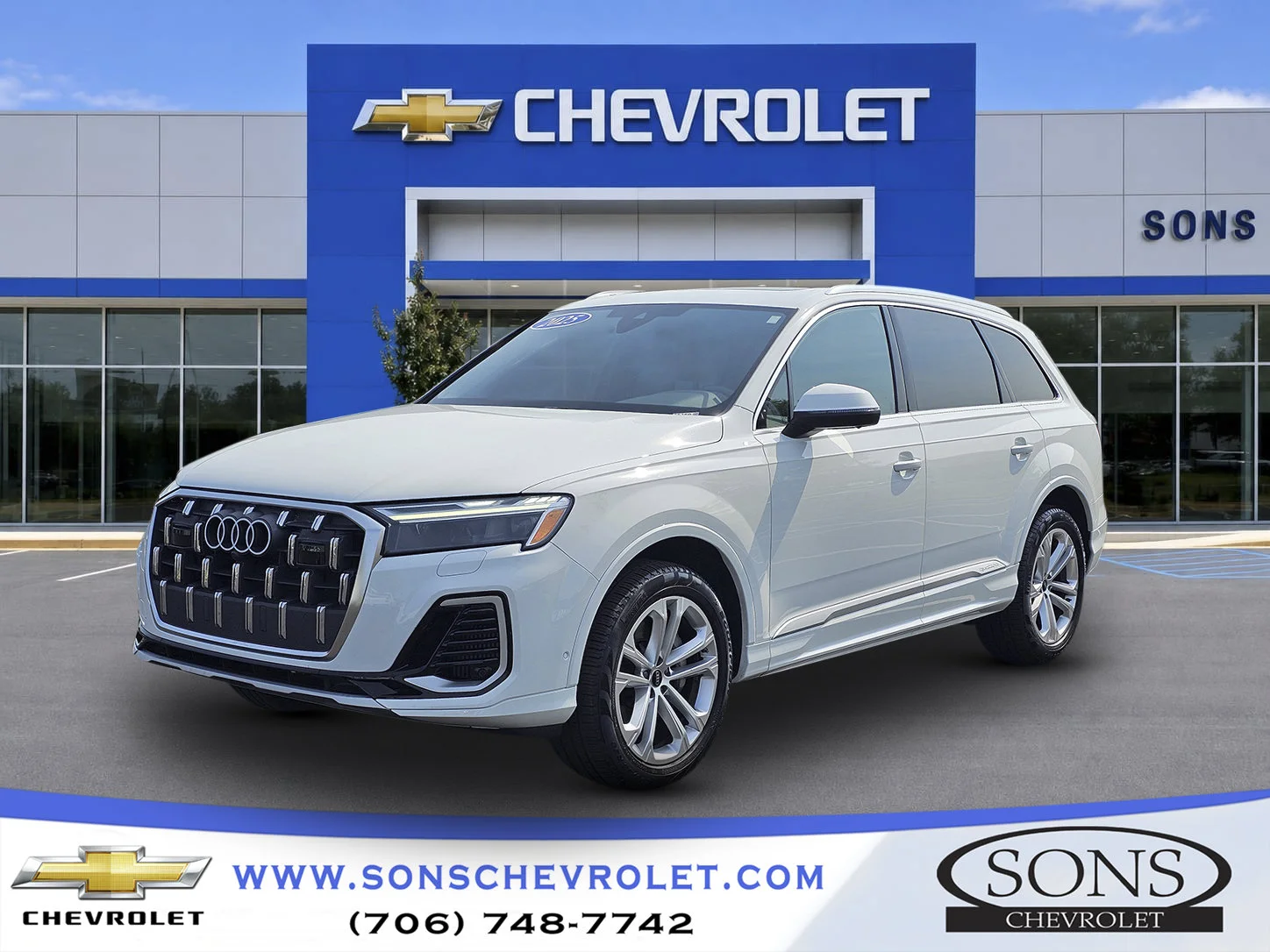 Used 2025 Gray Audi Premium Plus 55 TFSI quattro Tiptronic image 1