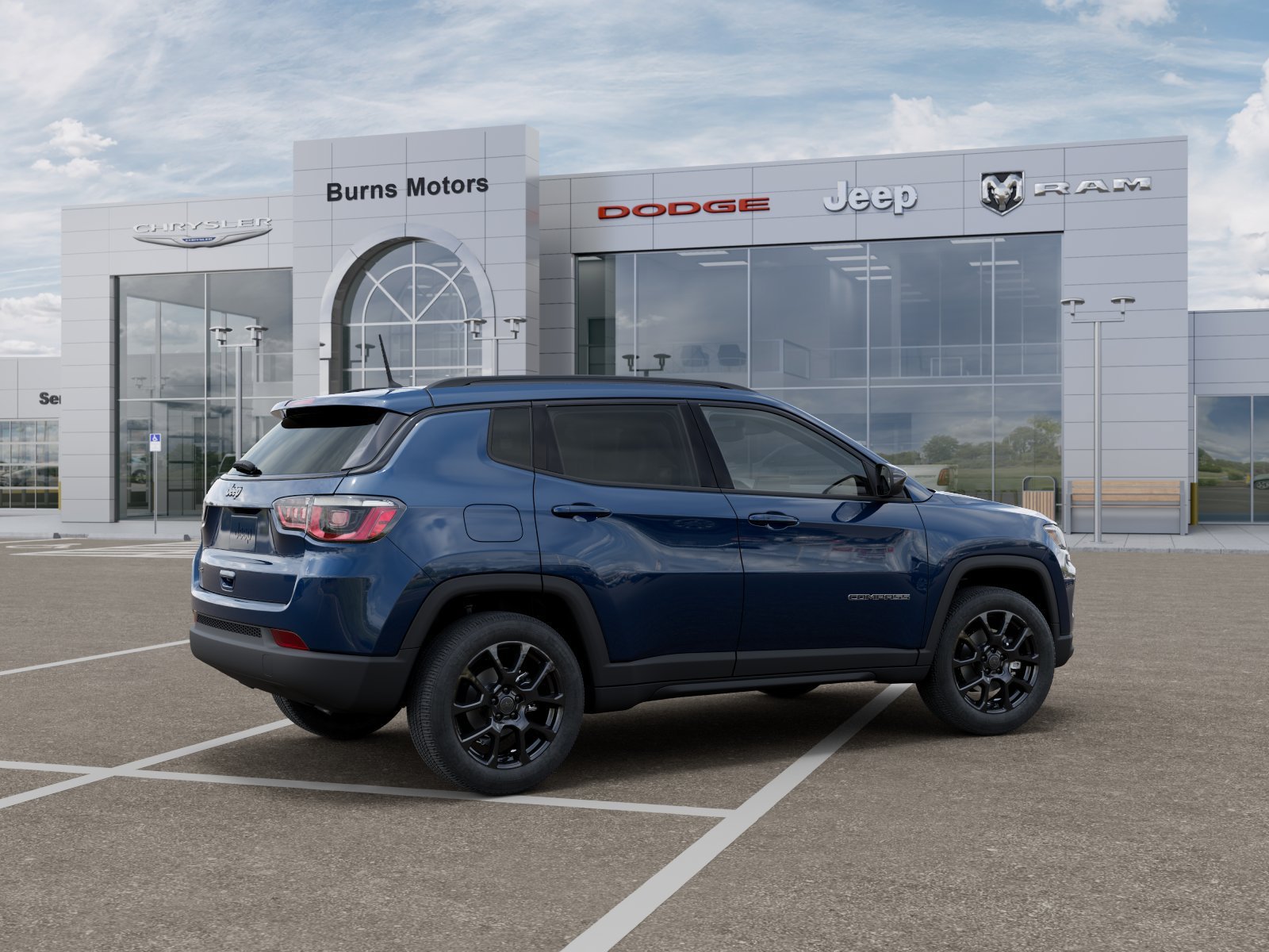 New 2026 Fathom Blue Pearl-Coat Exterior Paint Jeep Latitude Altitude image 4