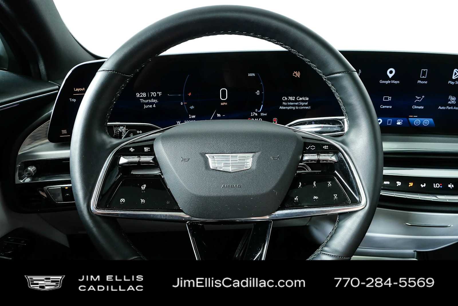 Used 2024 Crystal White Tricoat Cadillac Sport image 9