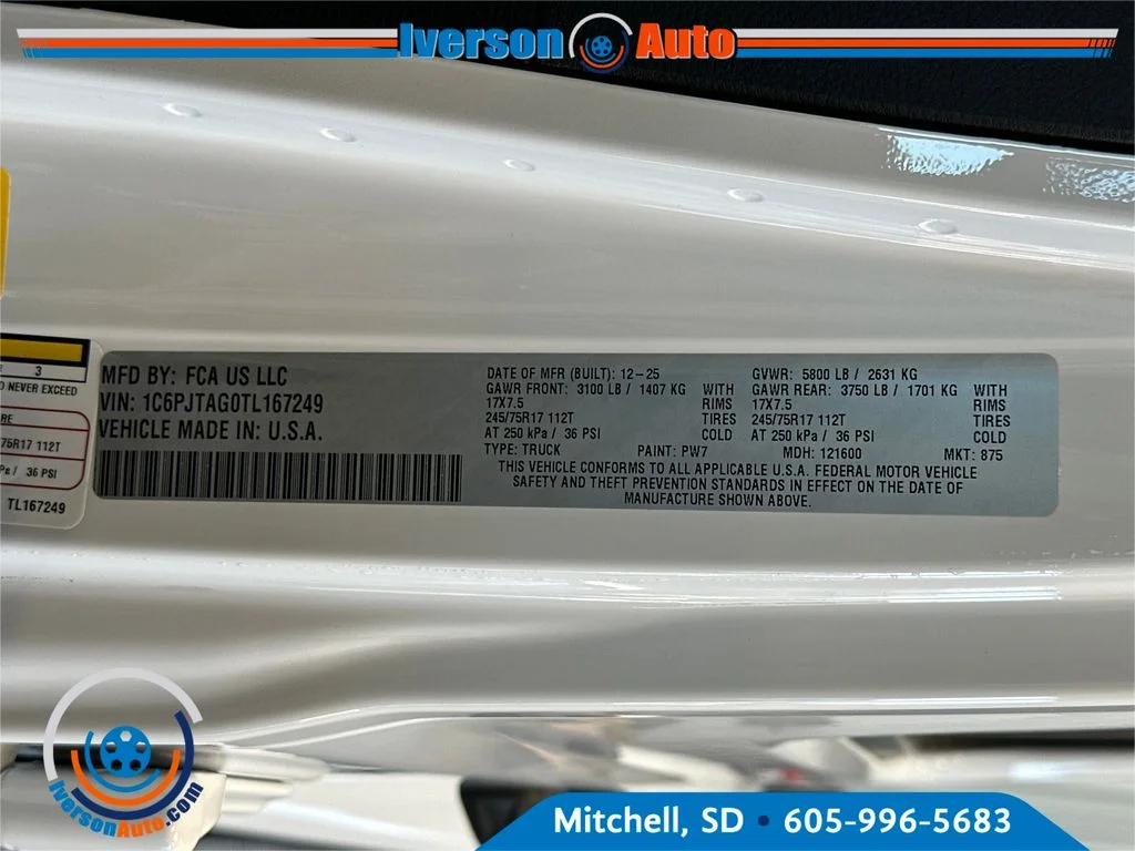 New 2026 Bright White Clearcoat Jeep Sport S image 12