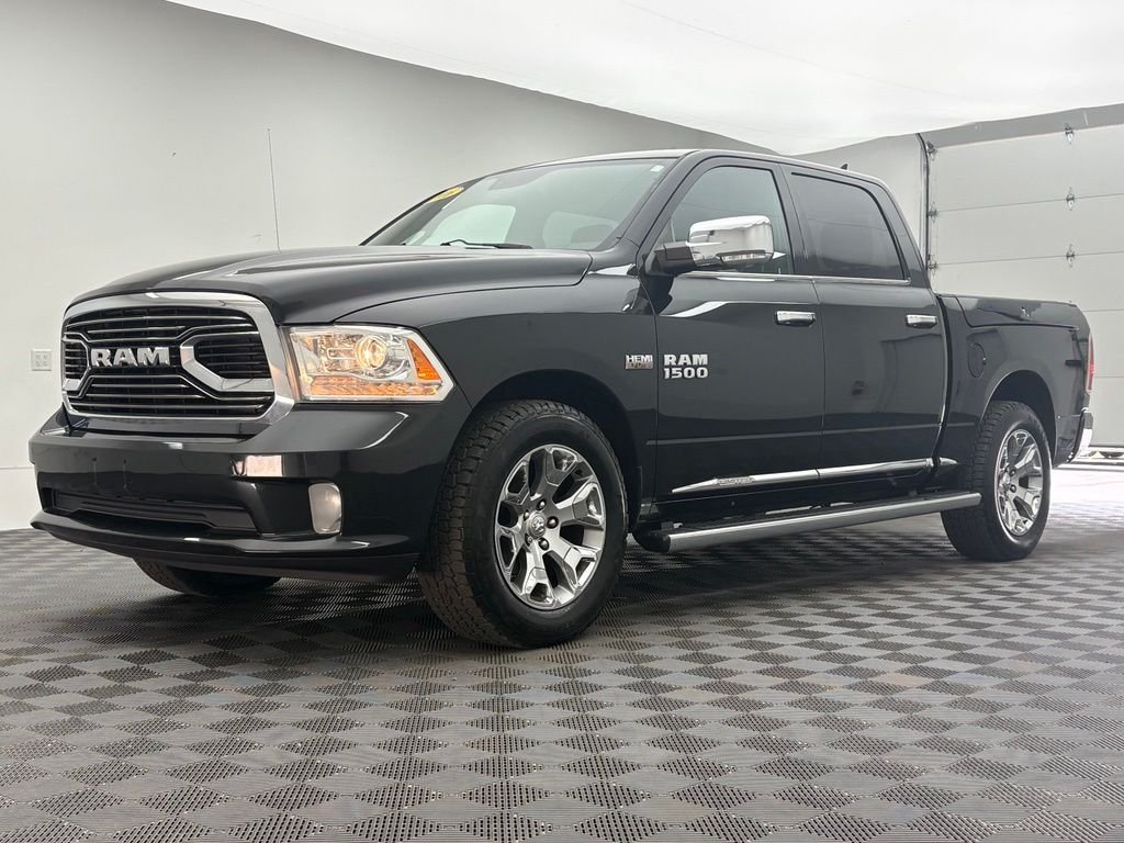 Used 2016 Brilliant Black Crystal Pearlcoat Ram Laramie Longhorn image 2