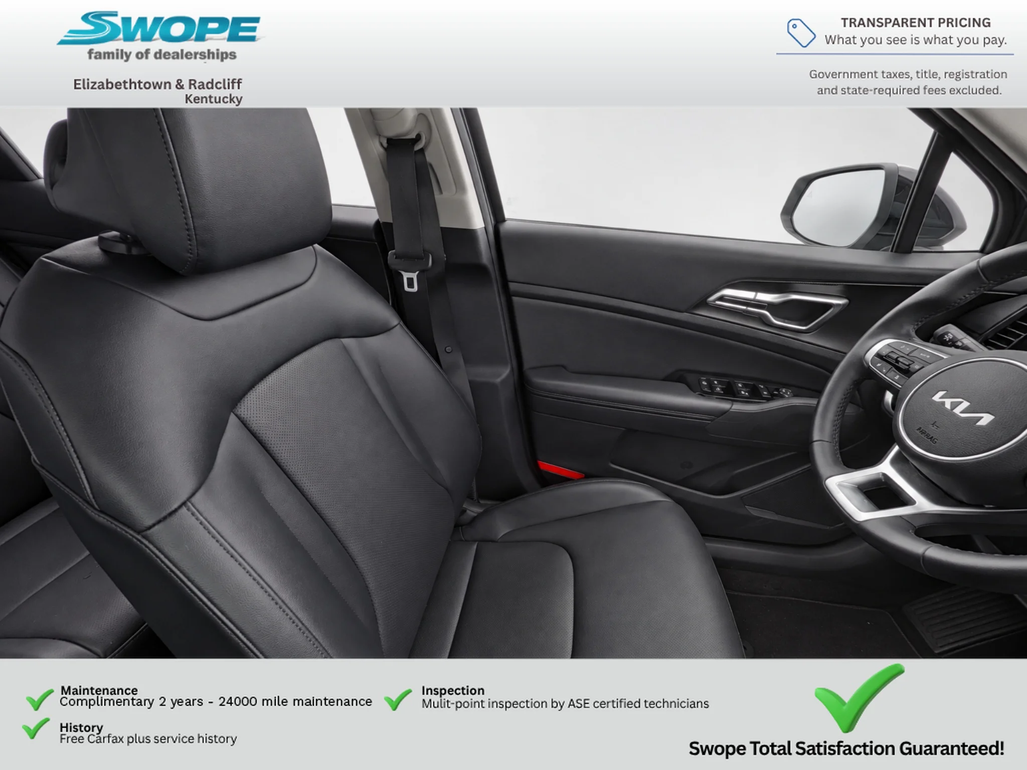 Used 2023 Ebony Black Kia EX image 22