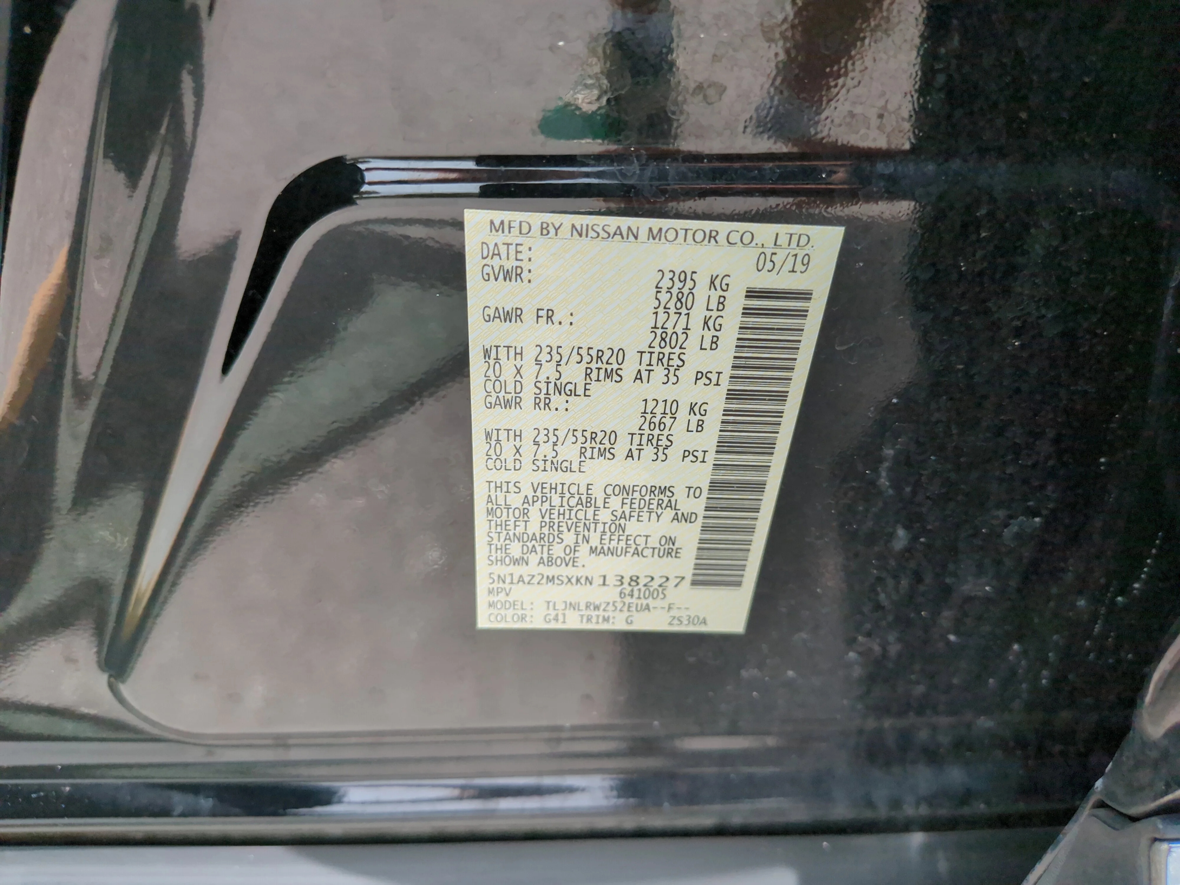 Certified Used 2019 Magnetic Black Nissan SL image 39