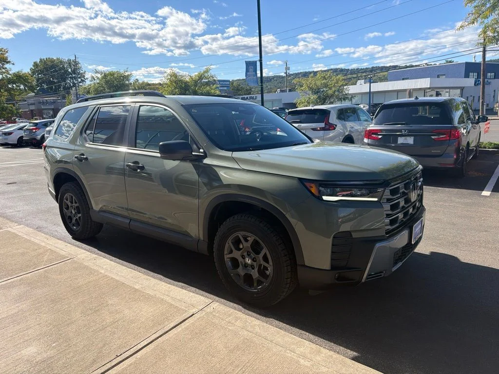 New 2026 Ash Green Metallic Honda AWD TrailSport image 3