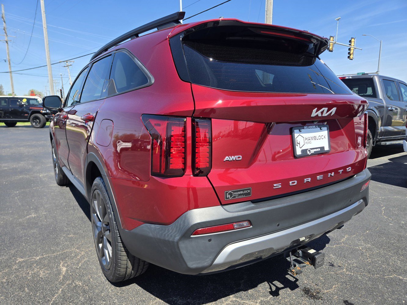 Used 2022 Passion Red Tintcoat Kia X-Line EX image 40