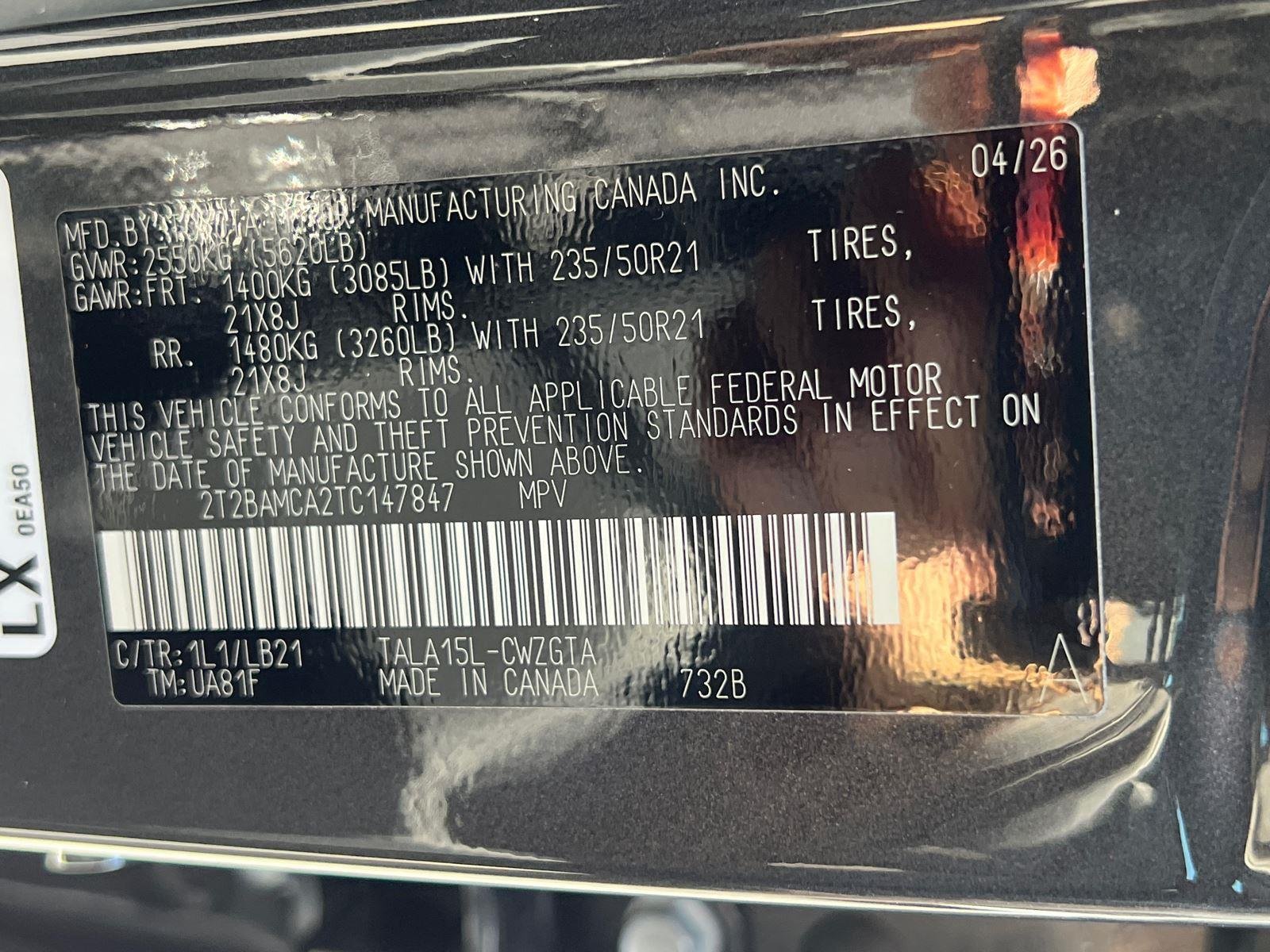 New 2026 Cloudburst Gray Lexus PREMIUM PLUS image 26