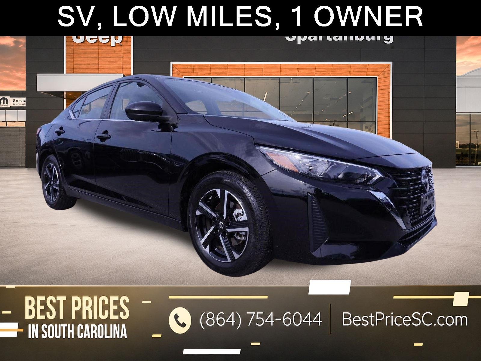 Used 2025 Super Black Nissan SV image 1